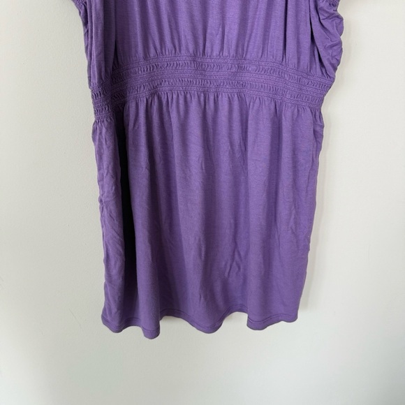 3/$20⚡️ Vintage Route 66 Purple Y2K Babydoll Sleeveless Tank Top Stretch - Picture 5 of 11
